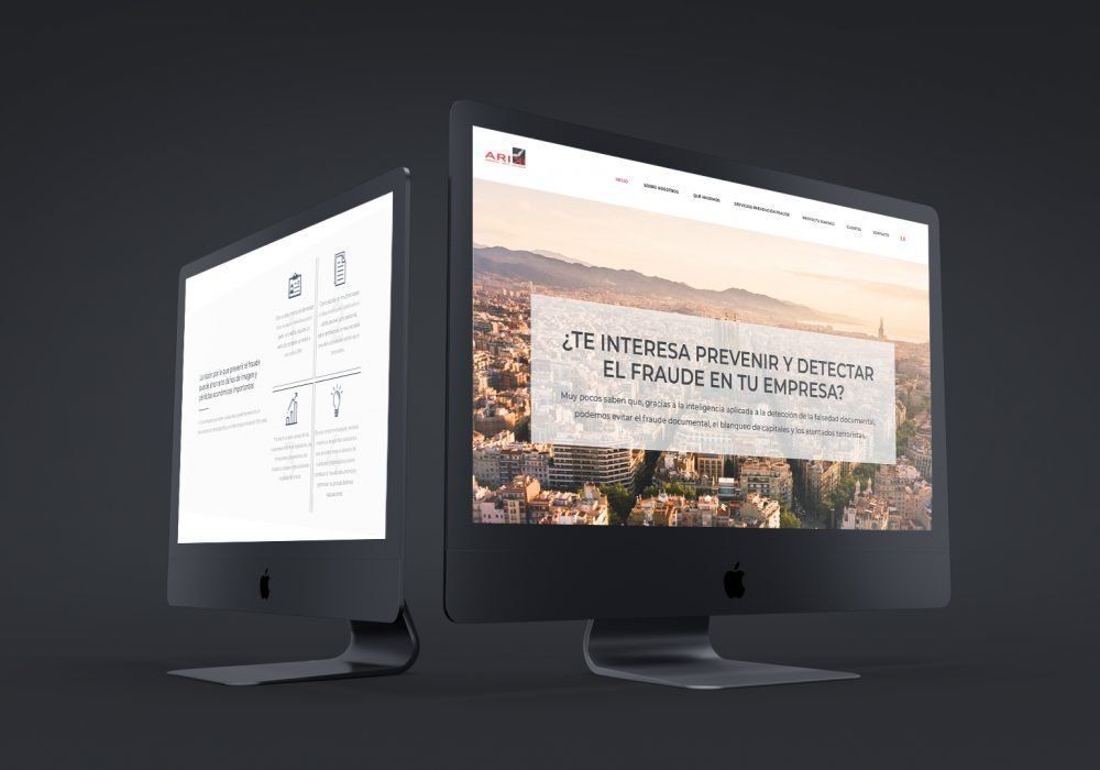 Una página web profesional