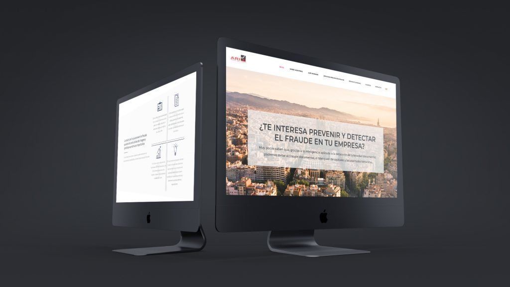 Una página web profesional